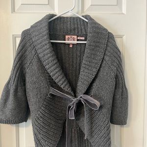 3/4 sleeve Juicy Couture sweater jacket